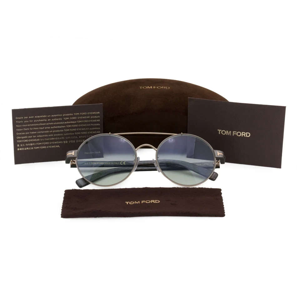 Reatl: R6,500.00 TOM FORD Men's Round Aviator Sunglasses w/ papers *100% GENUINE, NEW!!*