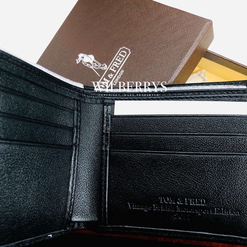 Retail: $129 / R2,199.00 TOM & FRED London® Brabham British Racing Tribute Wallet GENUINE LEATHER