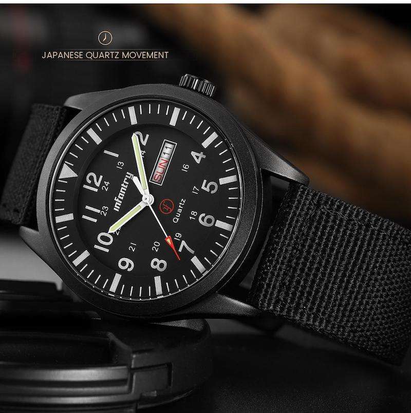 INFANTRY MILITARY CO. Army Field Op Watch Brand new BOXED, FULLY LOADED!