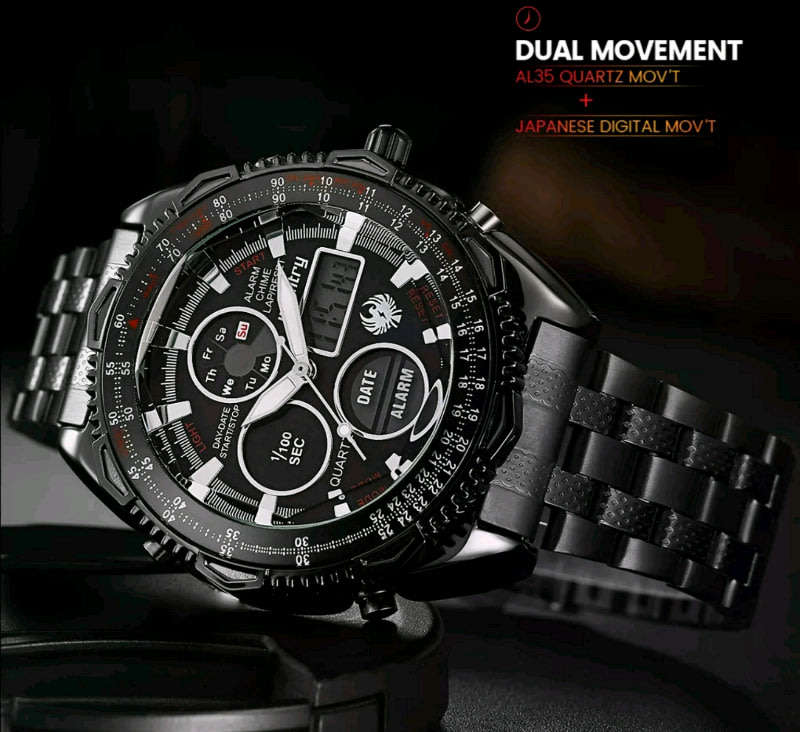 INFANTRY MILITARY CO. Pilot Talon Jet Black Edition Watch Brand new BOXED, FULLY LOADED!