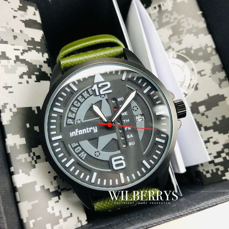 INFANTRY MILITARY CO. Delta Squadron World Peace Keeper Watch BRAND NEW IN BOX