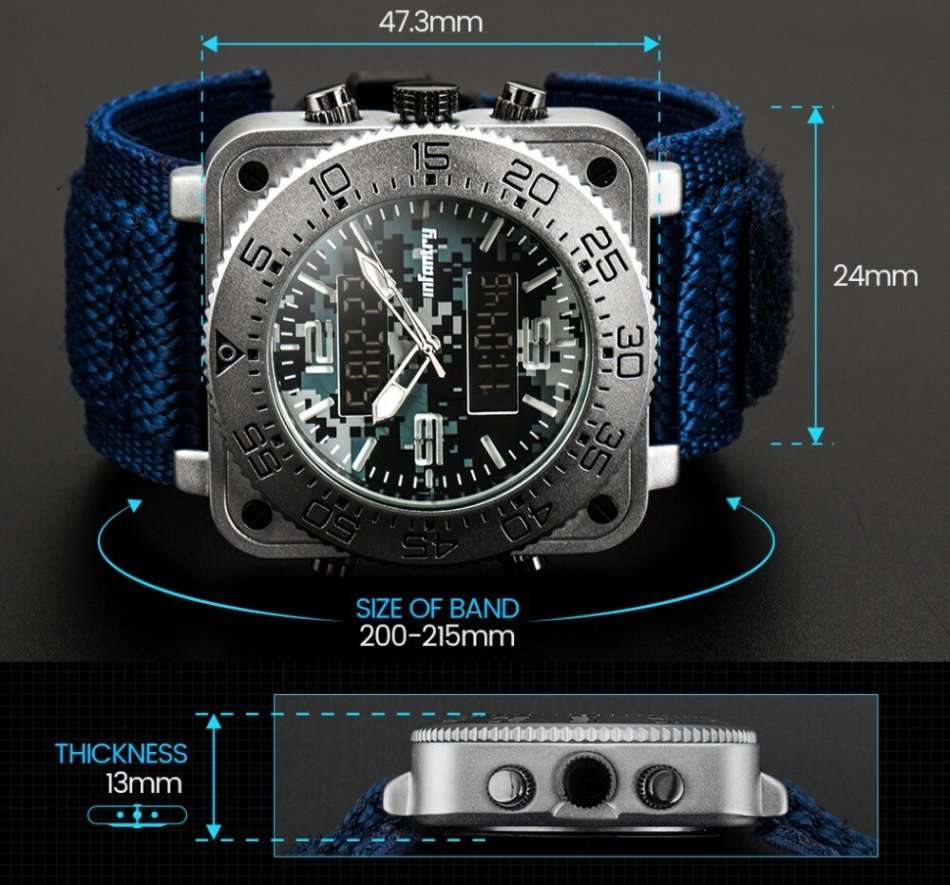 Retail: R2999.00 INFANTRY MILITARY CO. THICK/HEAVY Tank Watch Brand new BOXED!!