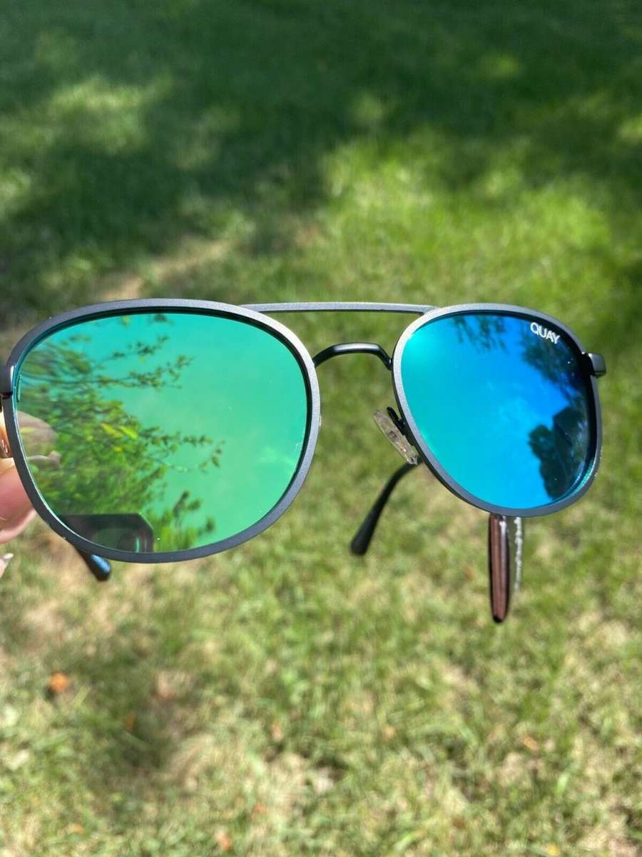 HOT!! QUAY Men's APOLLO Alex Rodriguez POLARIZED Matt Black Sunglasses **100% AUTHENTIC**