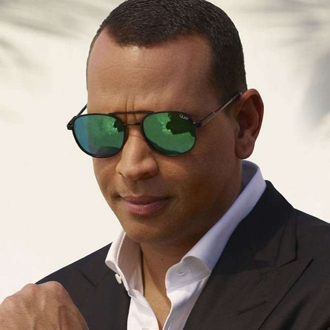 HOT!! QUAY Men's APOLLO Alex Rodriguez POLARIZED Matt Black Sunglasses **100% AUTHENTIC**