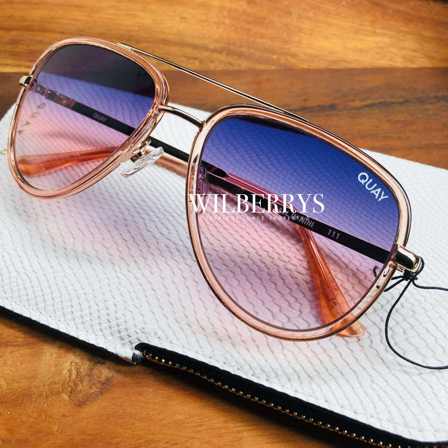 Must see!! QUAY Women's J'LO Jennifer Lopez ALL IN MINI Aviator Sunglasses **AUTHENTIC BRAND NEW