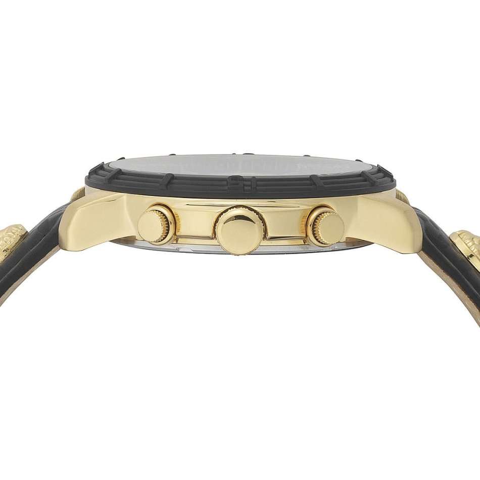 Retail: R9000.00 VERSACE Men's Versus Saint Germain BLACK GOLD EDITION Date Watch BRAND NEW