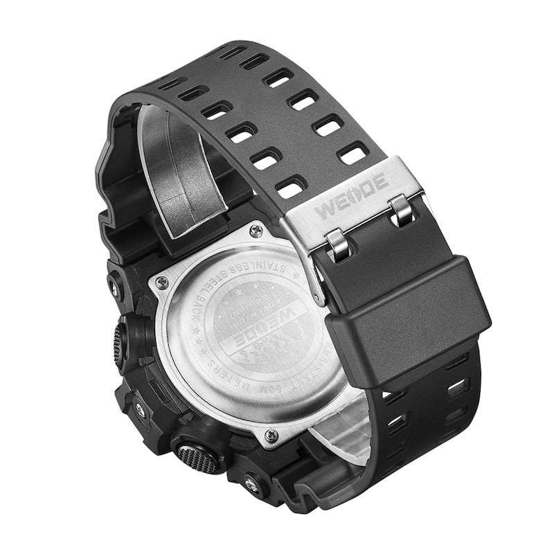 WEIDE Men's Gas Mask Black/Rose Gold Watch BRAND NEW official SA store