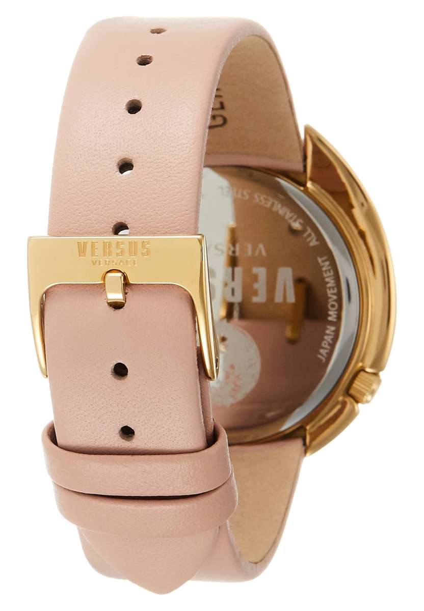 Retail: R8000.00 VERSACE Women's Medusa Lioness Light Rose Leather Watch BRAND NEW NEW IN BOX