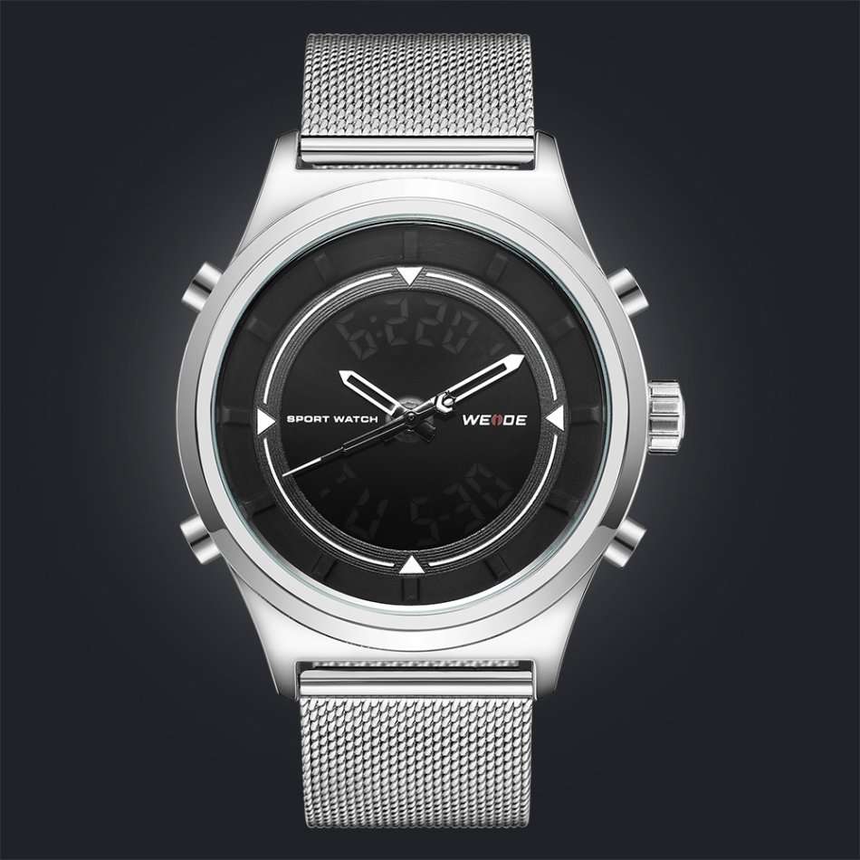 WEIDE Men's Classic Milanese Dual Time Watch BRAND NEW official SA store