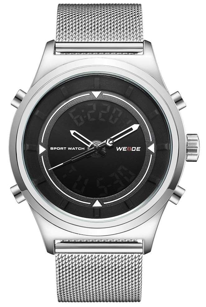 WEIDE Men's Classic Milanese Dual Time Watch BRAND NEW official SA store