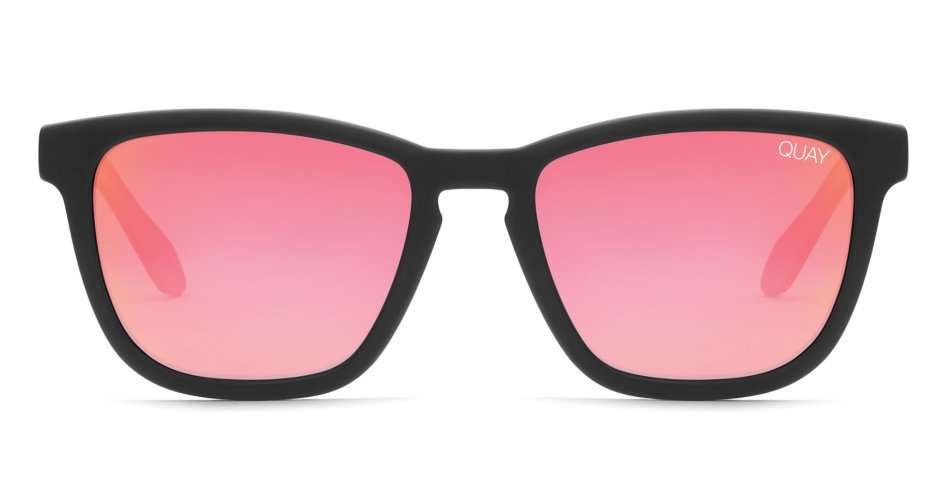 HOT!! QUAY Men's A-ROD POLARIZED HardWire BLACK/ORANGE Sunglasses **100% AUTHENTIC**