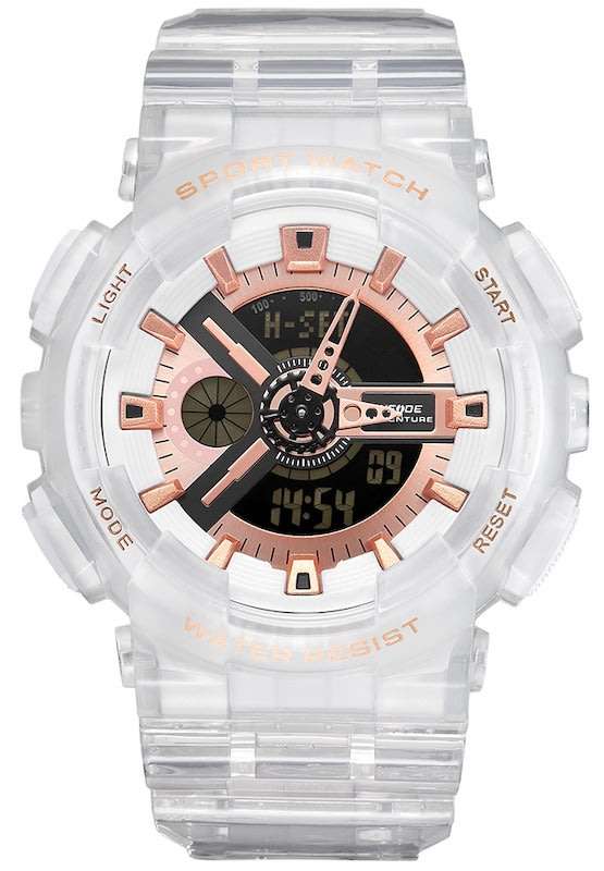 WEIDE **SHOCK PROOF** Men's Bullseye Snow Translucent Shock Proof Watch BRAND NEW official SA store