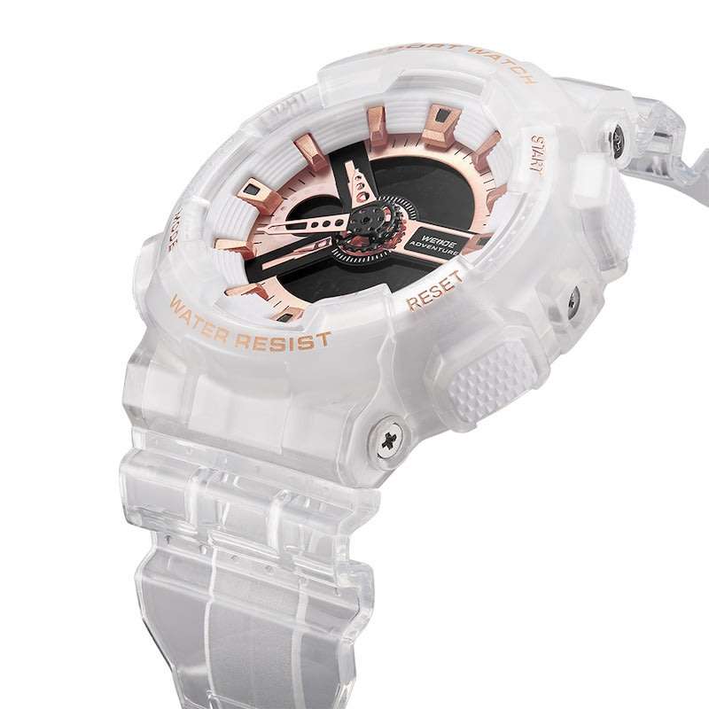 WEIDE **SHOCK PROOF** Men's Bullseye Snow Translucent Shock Proof Watch BRAND NEW official SA store
