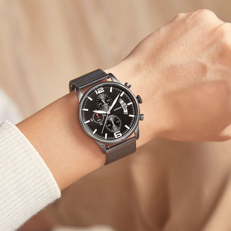 WEIDE Men's Racer Milanese Chronograph Watch BRAND NEW official SA store