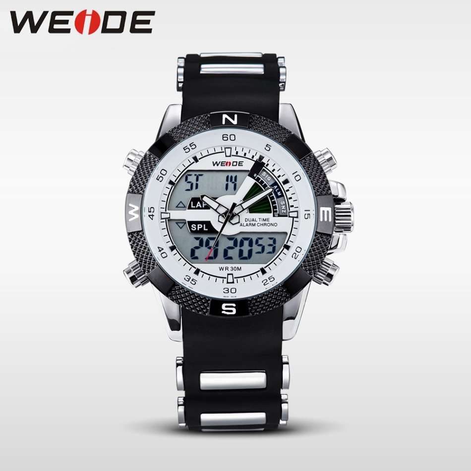 WEIDE Men's Rainmaker Sport Steel Infused White Dial Watch BRAND NEW official SA store