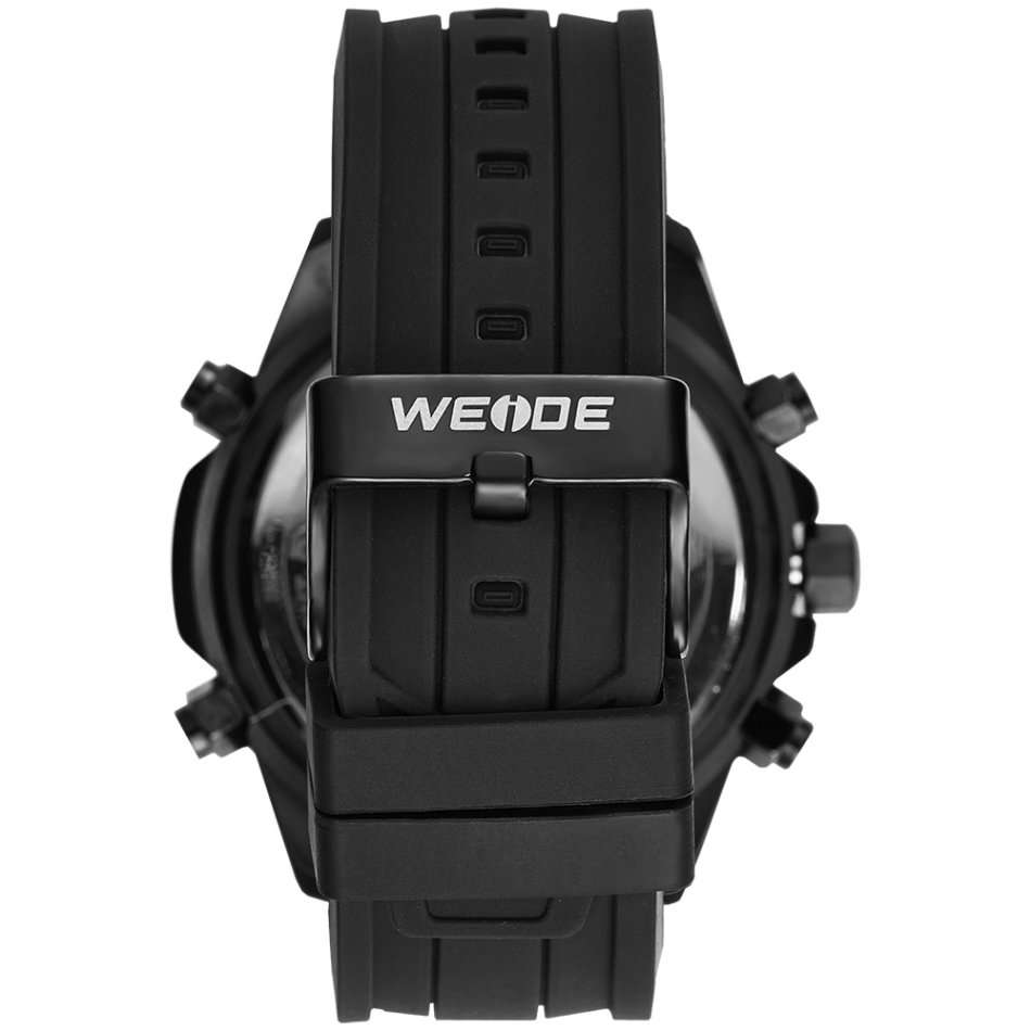 WEIDE Men's Powerhouse Dual Time Black/White Dual Time + ALARM Watch BRAND NEW official SA store