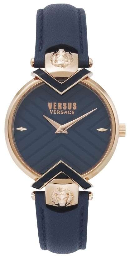 Retail: R8000.00 VERSACE Women's Empress Blue Leather Watch BRAND NEW NEW IN BOX