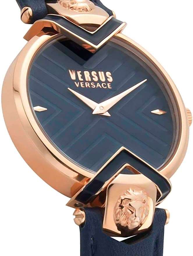 Retail: R8000.00 VERSACE Women's Empress Blue Leather Watch BRAND NEW NEW IN BOX