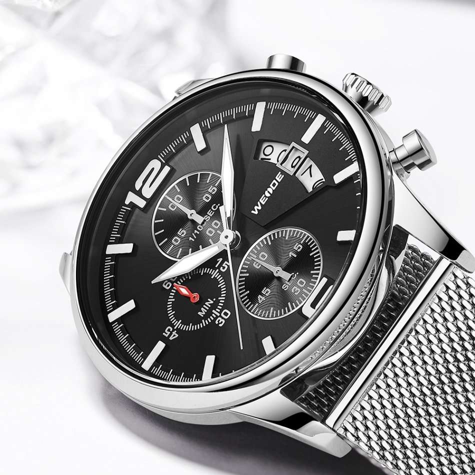 WEIDE Men's Racer Milanese Chronograph Watch BRAND NEW official SA store