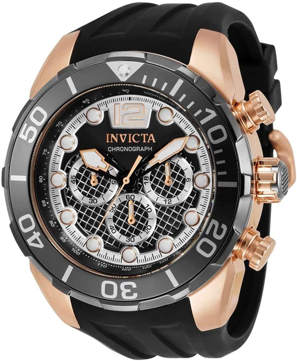 Retail: R9,999.00 INVICTA Men's SEA SPIDER Fiber Rose Gold pl. Silicone Watch  BRAND NEW IN BOX