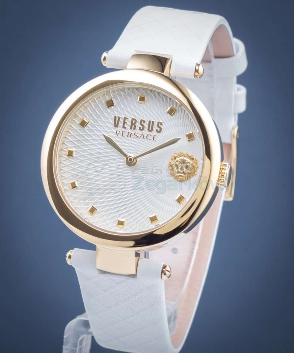 Retail: 7,000.00 VERSACE Women's Versus Miami Genuine Leather Watch BRAND NEW IN BOX + PAPERS