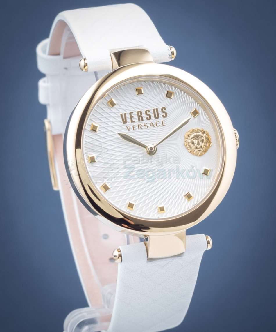 Retail: 7,000.00 VERSACE Women's Versus Miami Genuine Leather Watch BRAND NEW IN BOX + PAPERS