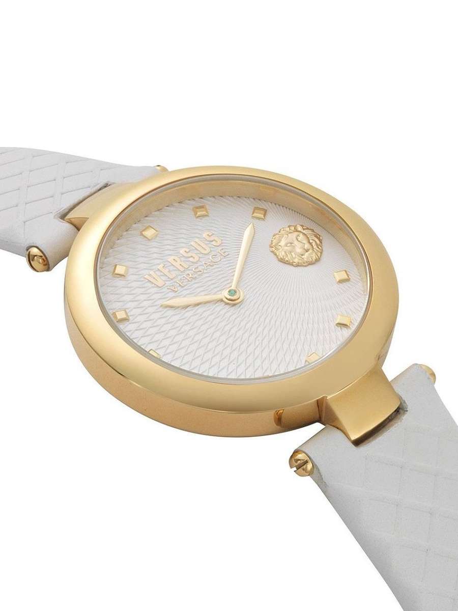 Retail: 7,000.00 VERSACE Women's Versus Miami Genuine Leather Watch BRAND NEW IN BOX + PAPERS