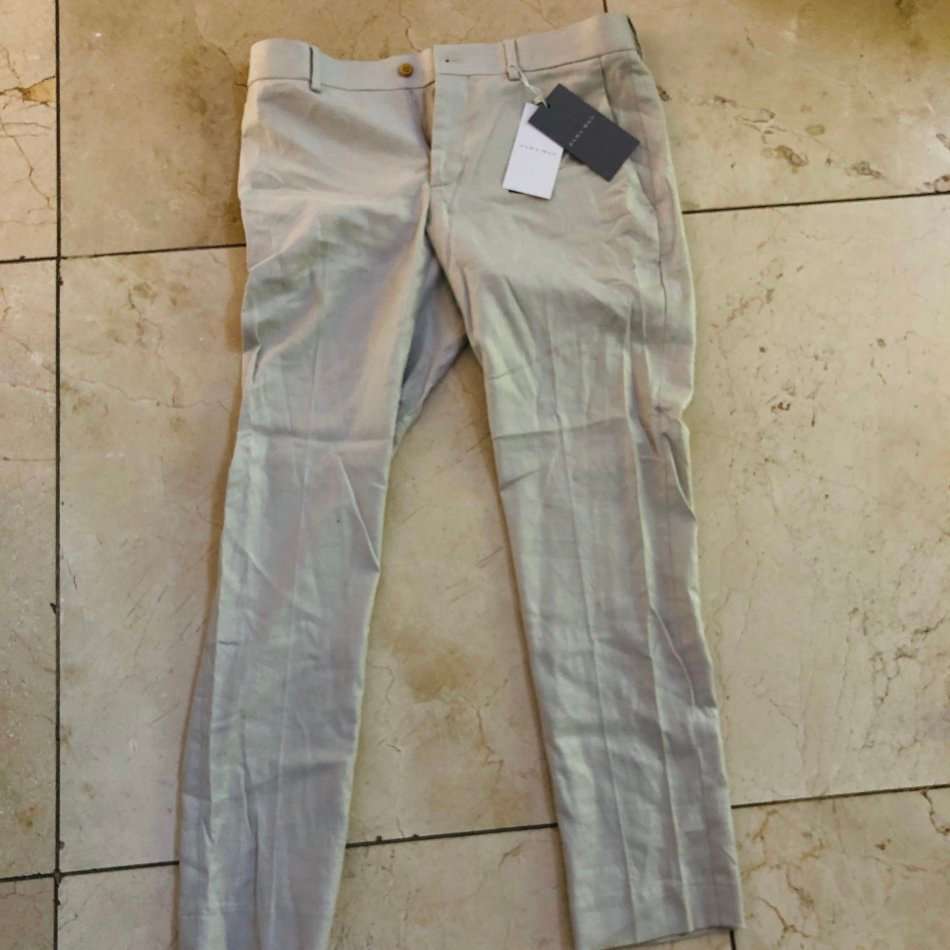 100% genuine*** ZARA Linen Pants 31 New with Tags