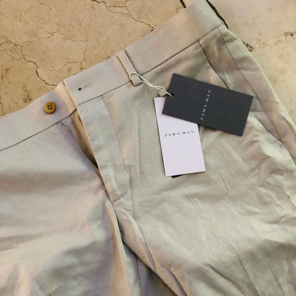 100% genuine*** ZARA Linen Pants 31 New with Tags