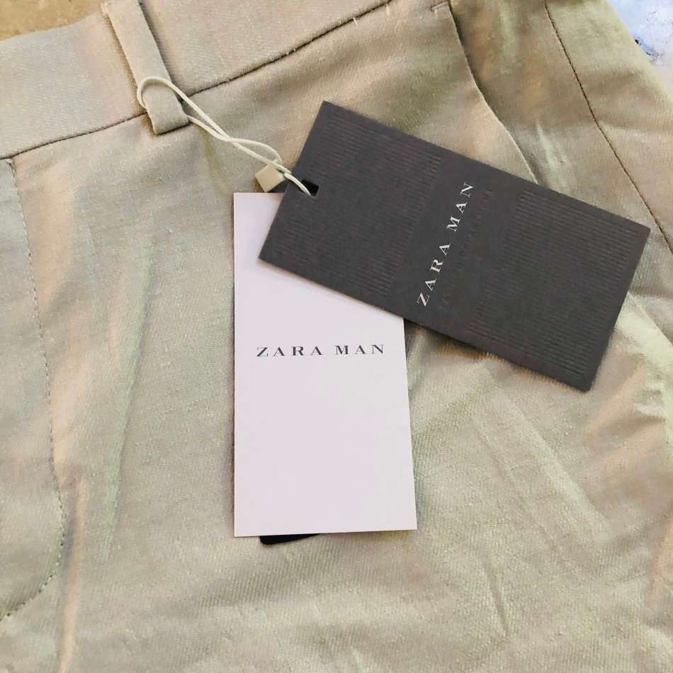 100% genuine*** ZARA Linen Pants 31 New with Tags