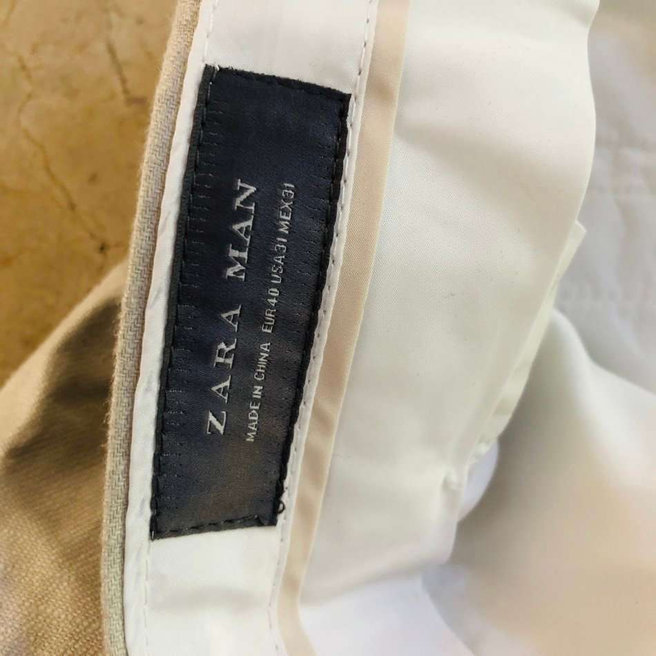 100% genuine*** ZARA Linen Pants 31 New with Tags