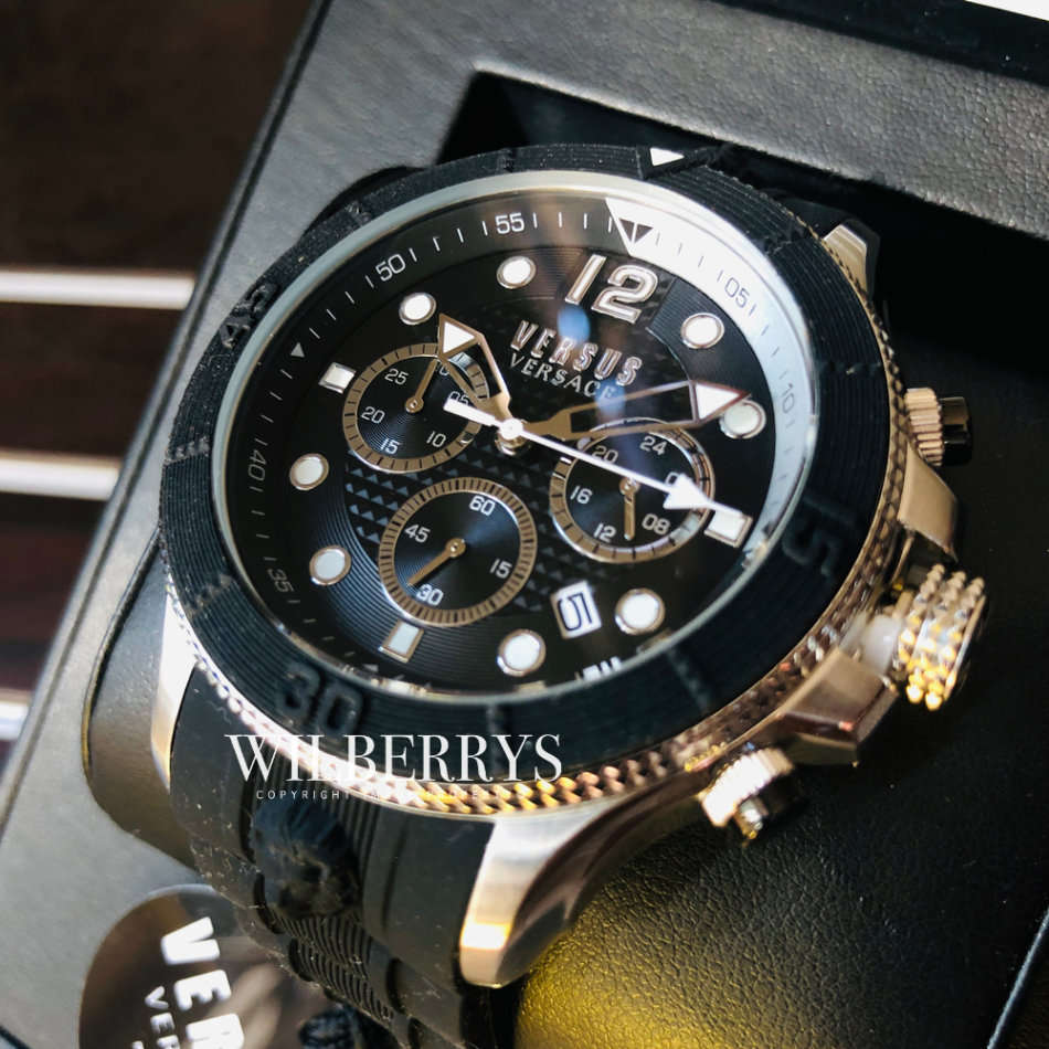 Retail: R9000.00 VERSACE Men's Versus Saint Germain SPORTS CHRONOGRAPH Watch BRAND NEW