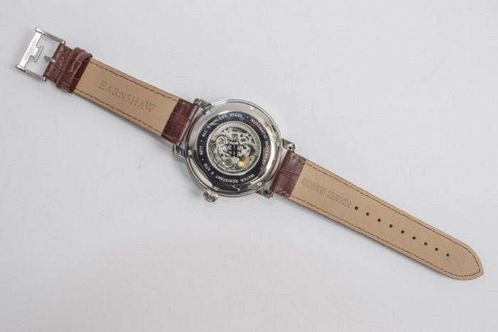 Retail: R9,900.00 Earnshaw LONDON Longcase Grande Skeleton Automatic Watch BRAND NEW