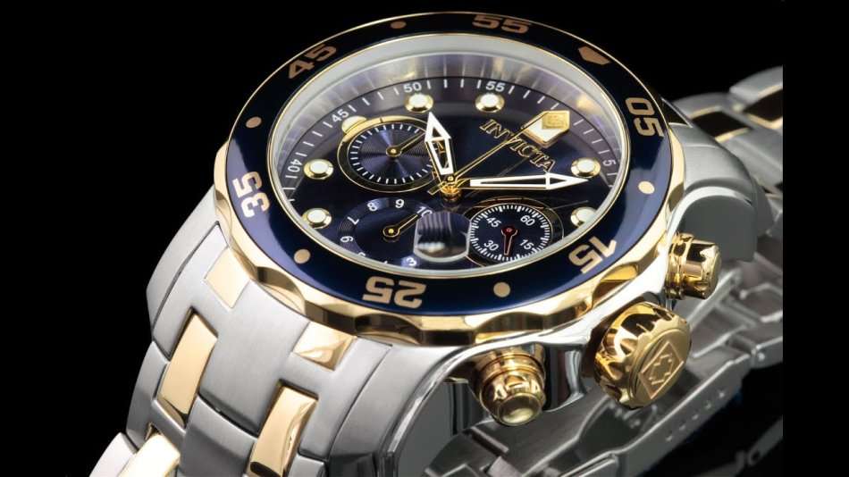 Retail: R11,999.00 INVICTA MEN`S COLOSSUS THICK HEAVY TWO TONE WATCH BRAND NEW