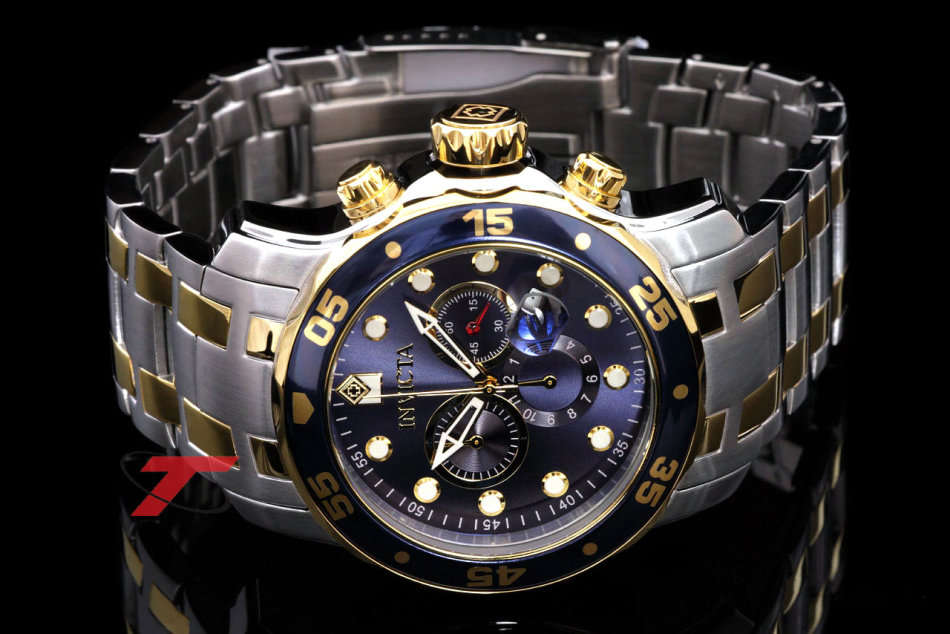 Retail: R14,999.00 INVICTA MEN'S COLOSSUS THICK HEAVY TWO TONE WATCH BRAND NE