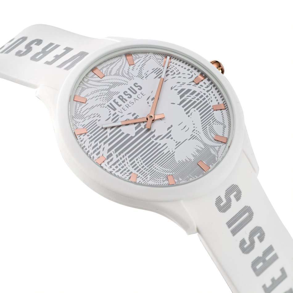 **Retail: R7000.00*** VERSACE Men's EXODUS Sporty Snow White Silicone Strap Watch NEW IN BOX