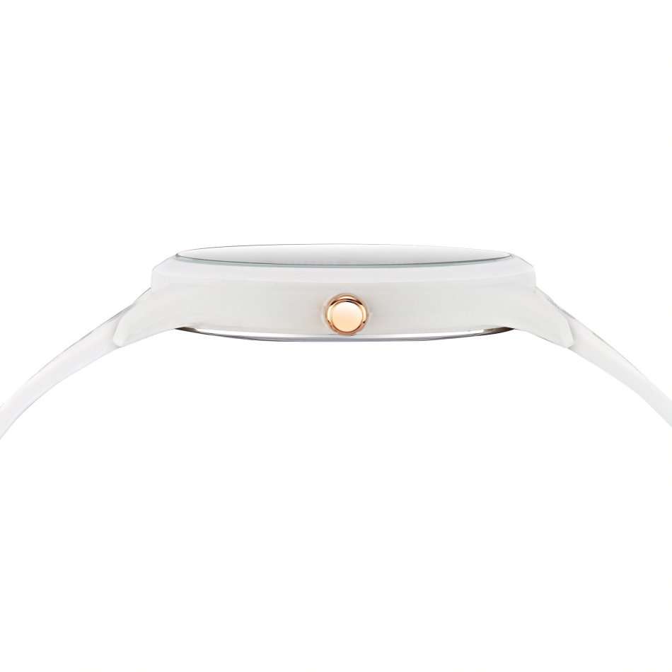 **Retail: R7000.00*** VERSACE Men's EXODUS Sporty Snow White Silicone Strap Watch NEW IN BOX