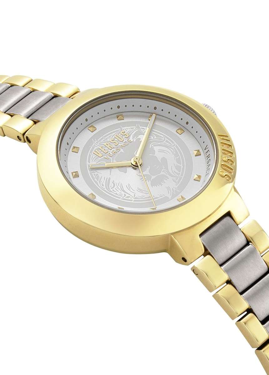 Retail: 8,000.00 VERSACE Women's Versus LION PRIDE Two Toned Watch BRAND NEW IN BOX + PAPERS