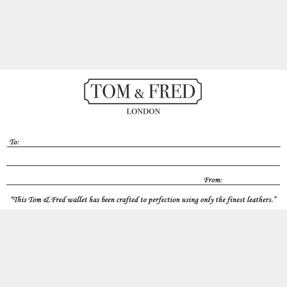 TOM and FRED London® BLACK Freddy 2.0 Genuine Leather Speed Wallet