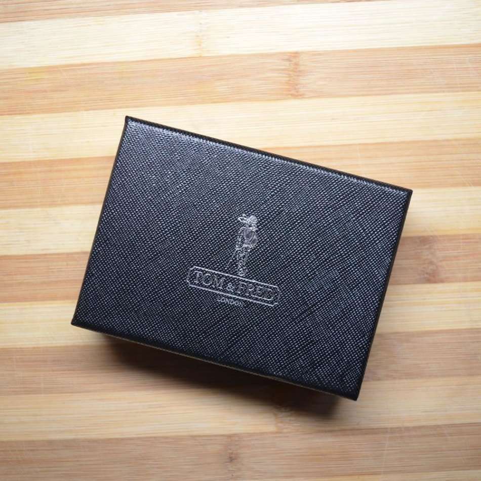 TOM and FRED London® BLACK Freddy 2.0 Genuine Leather Speed Wallet