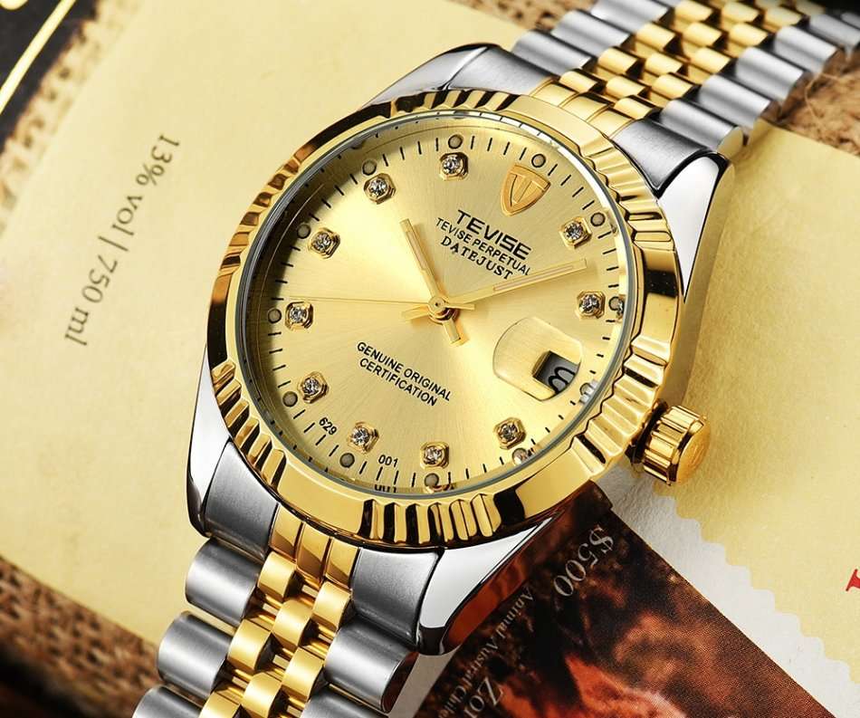 Retail: R2,099.00 TEVISE ® Men's CLASSIC AUTOMATIC CALENDAR Watch BRAND NEW