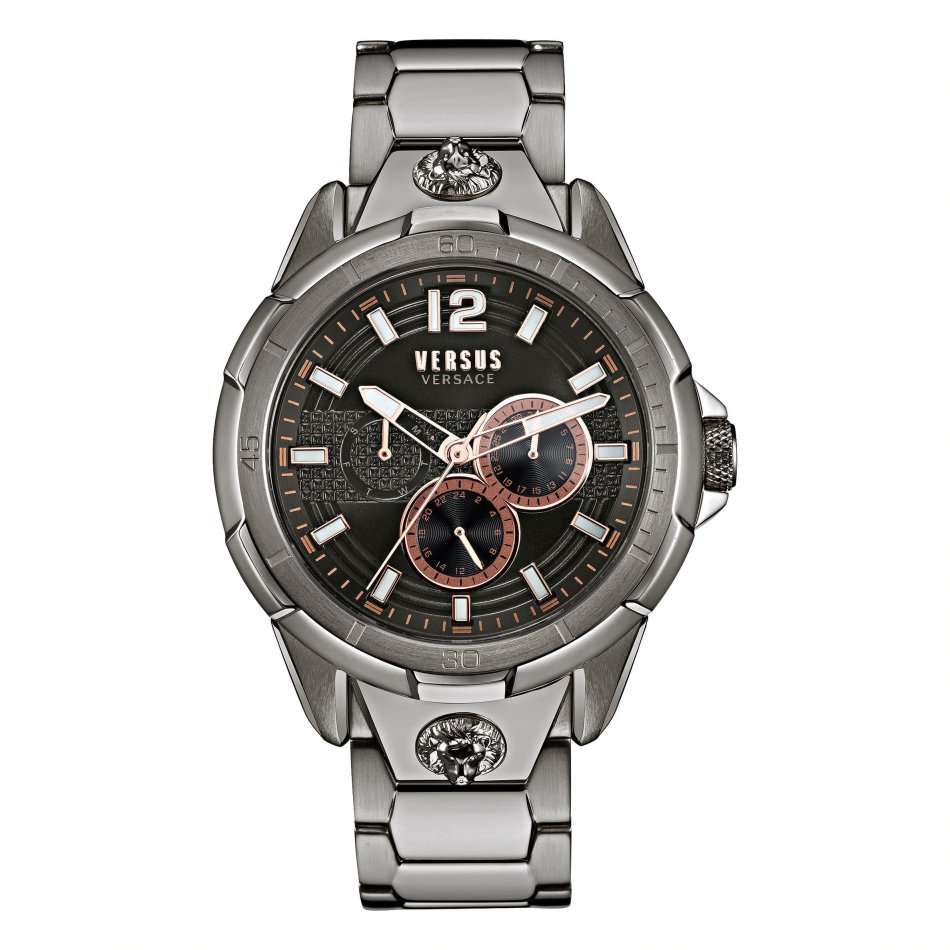 **Retail: R9000.00*** VERSACE Men's Versus Runyon Graphite Gray Gunmetal Watch BRAND NEW IN BOX