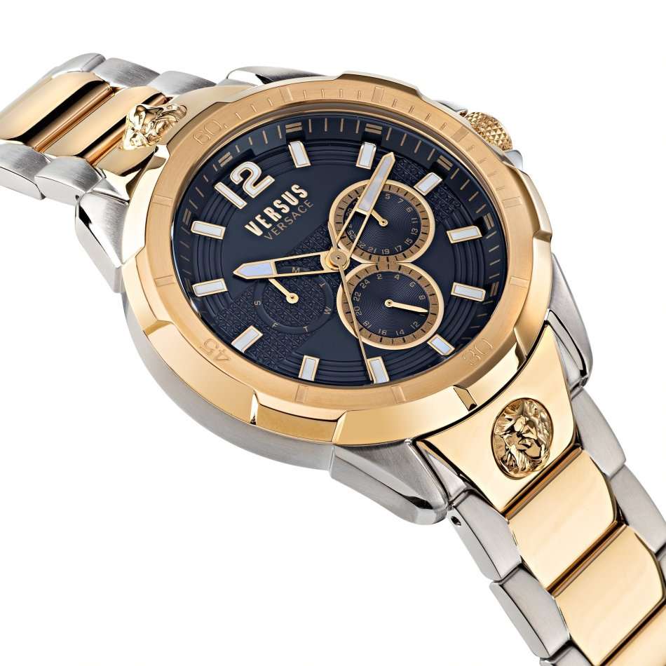 **Retail: R10,000.00*** VERSACE Men's Versus Siant Tropez Two Tone Steel Watch BRAND NEW IN BOX