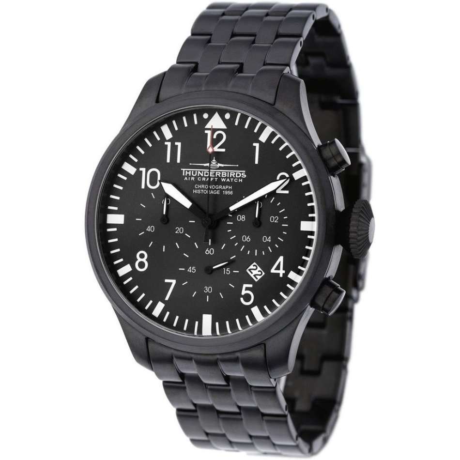 Retail: R7900.00 THUNDERBIRDS Men's Historage 1956 Chronograph Steel Watch BRAND NEW