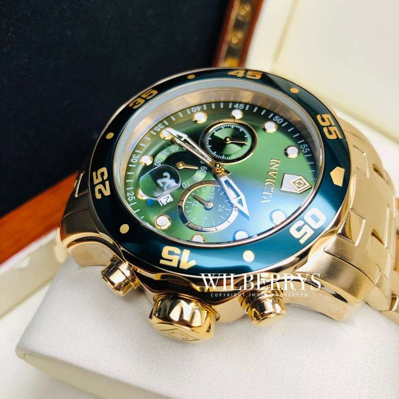 Retail: R11,999.00 INVICTA MEN'S COLOSSUS THICK HEAVY GOLD TONE WATCH BRAND NEW IN BOX