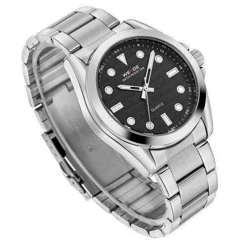 WEIDE Men's Classic Quartz 40mm Black Dial Watch BRAND NEW official SA store