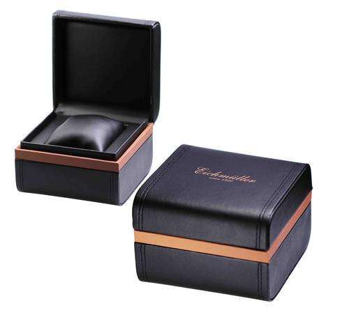 Retail: R7,999.00 EICHMULLER GERMANY Men's Automatic Reich POWER RESERVE Rose Gold Brown NEW IN BOX