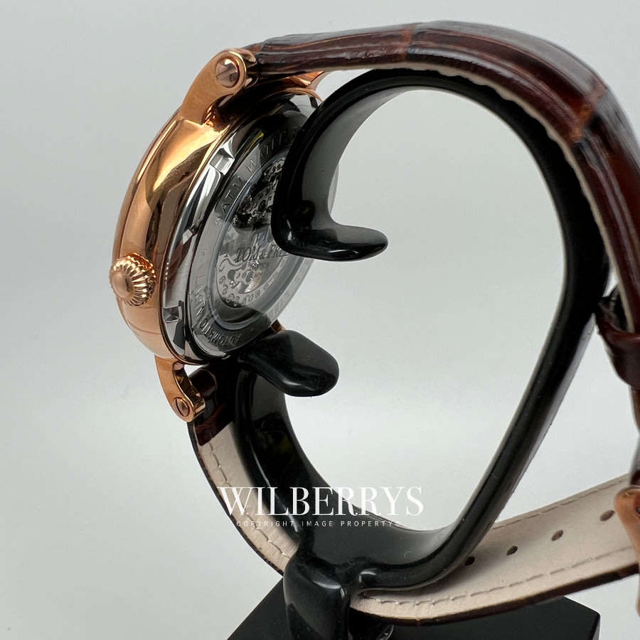 Retail: R6,000.00 TOM & FRED London Men's Portendorf Automatic Gold Ed. 1/1000 Units Leather Watch