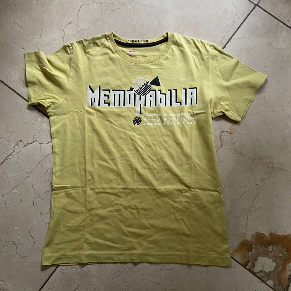 DIESEL Memorabilia Limited Greenish T-Shirt Size S  - 100% GENUINE NEW without tags