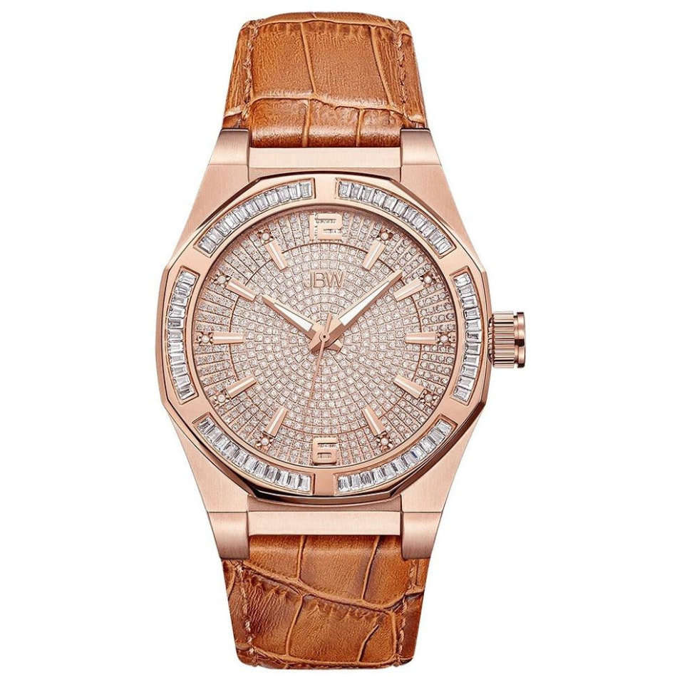 Retail: R10,999.00 JBW Men's APOLLO GENUINE DIAMOND / 44mm 18k rose gold PL. Watch BRAND NEW